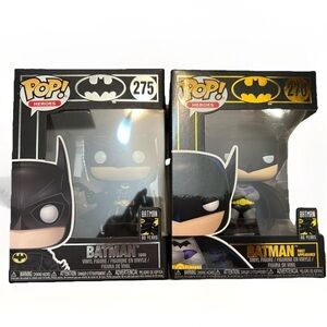 Funko Pop! Batman Vinyl Figures in Black and Gray - Special Editions